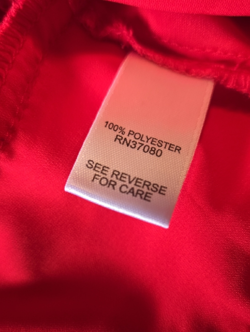 Cato Red Ruffle Tie-Front Topper - Picture 5 of 6